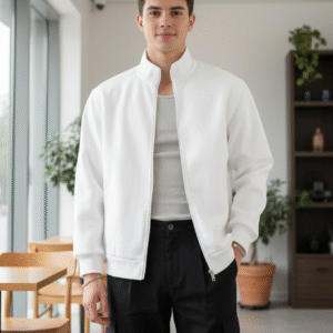 Essential White Bomber